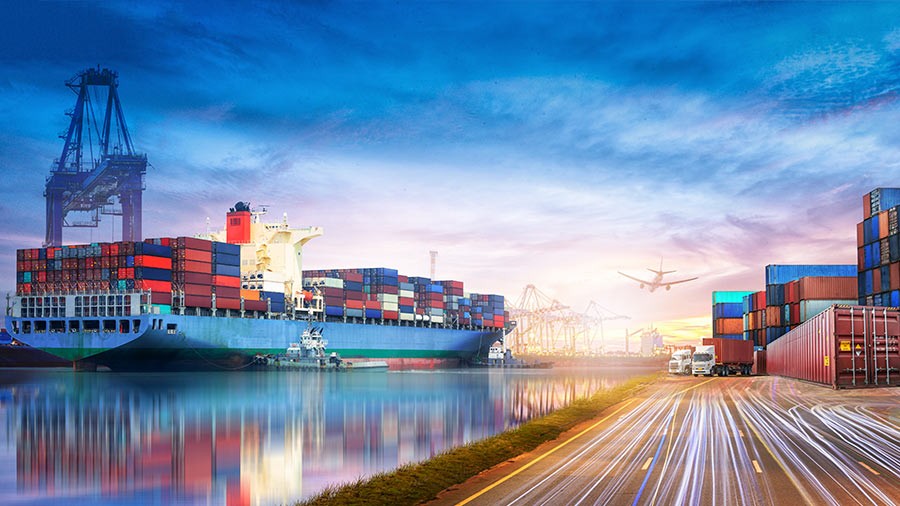 Global import export trade